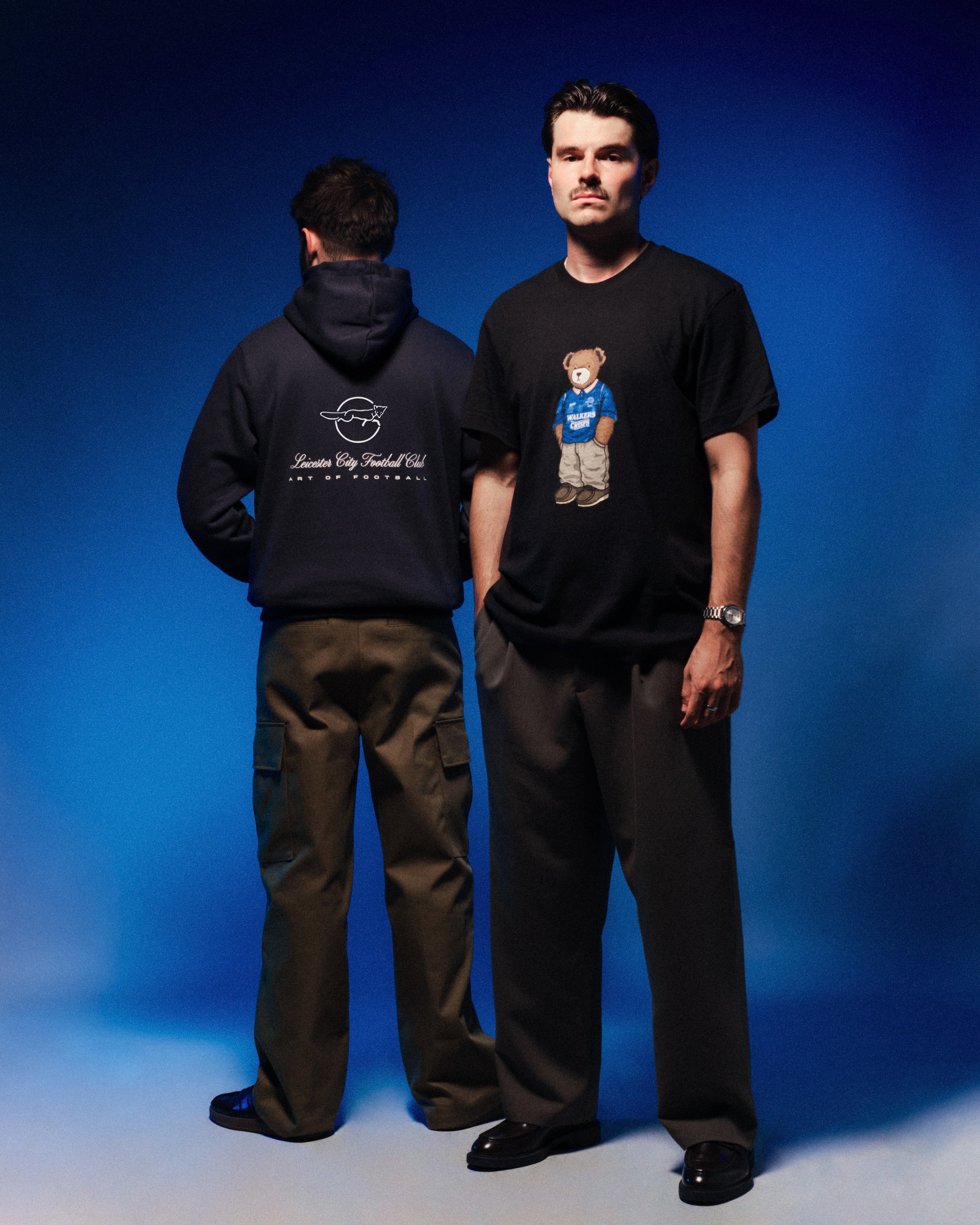 ART OF x Leicester Heritage Hoodie | Navy Printed Football Sweat