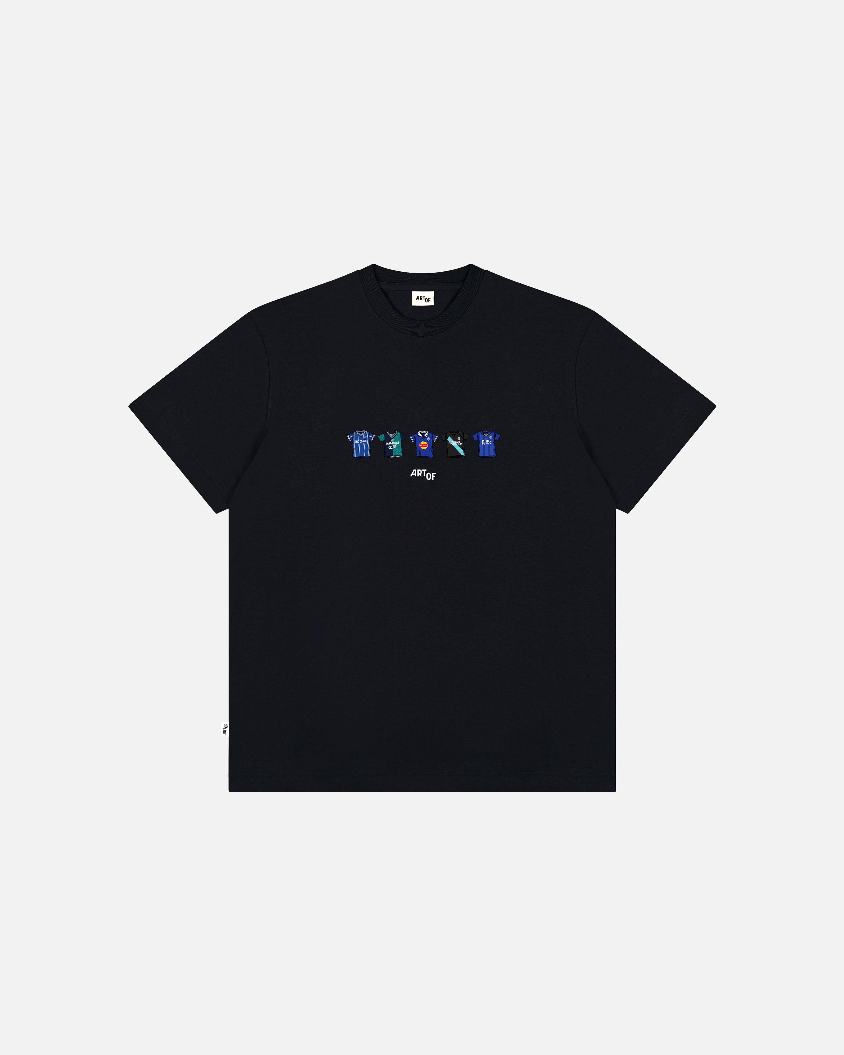 ART OF x Leicester Classics Tee | LCFC Black Graphic Football T-shirt