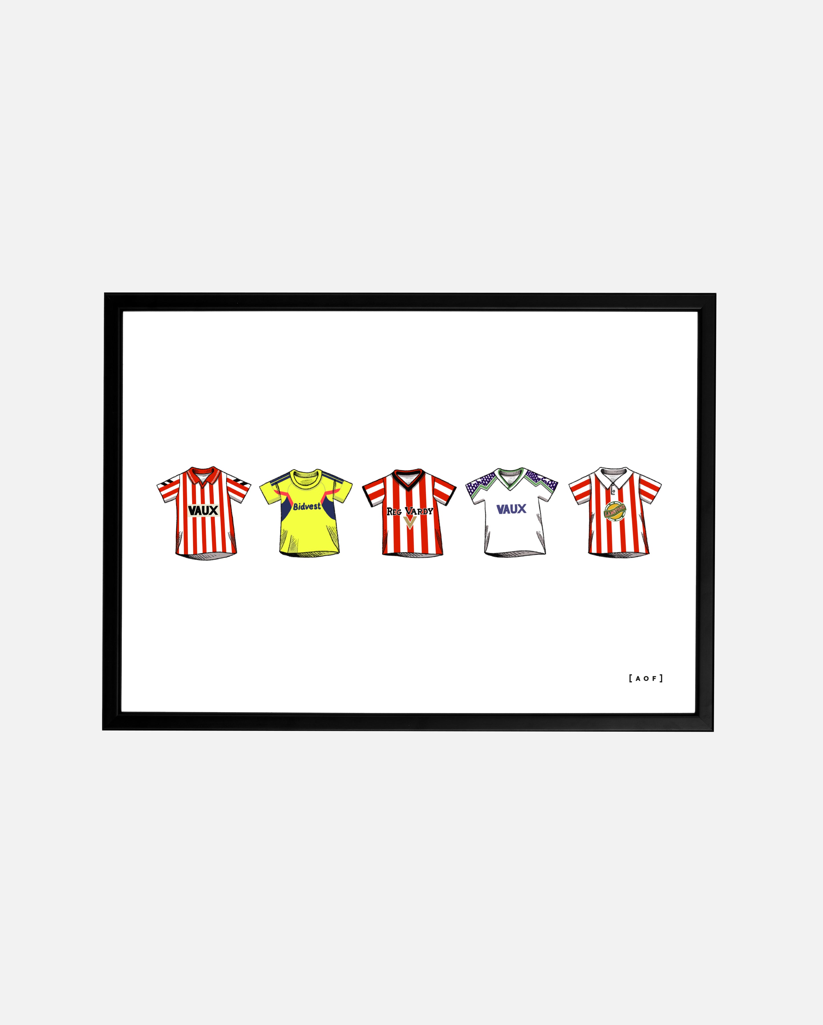 ART OF x Sunderland Classics Framed Print | SAFC Football Art