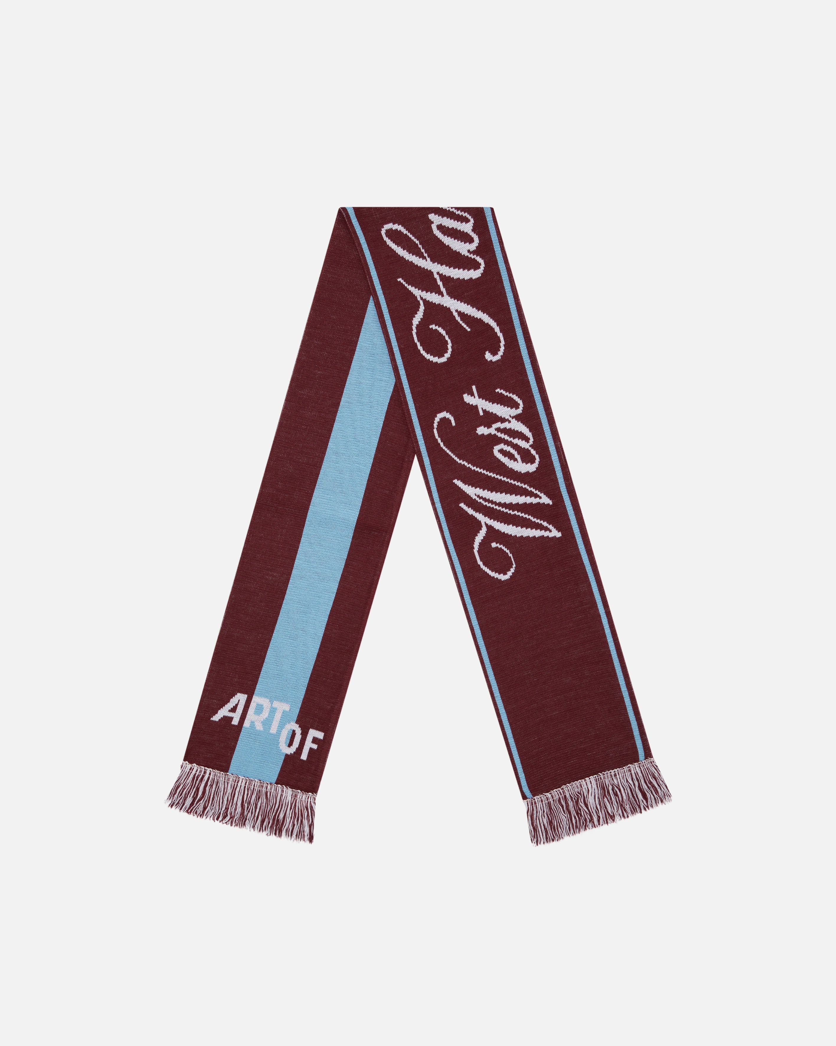 ART OF x West Ham Heritage Scarf | WHUFC Knitted Football Accessories