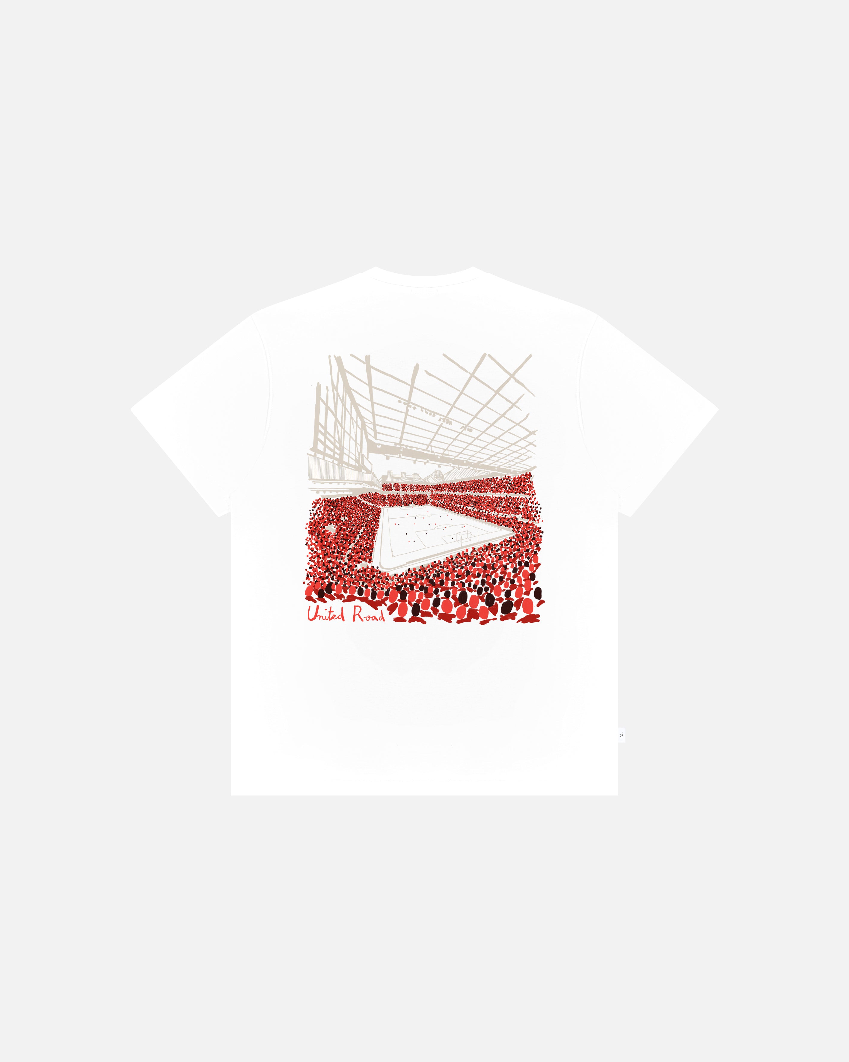 ART OF United 12th Man Tee | White Graphic Football T-shirt