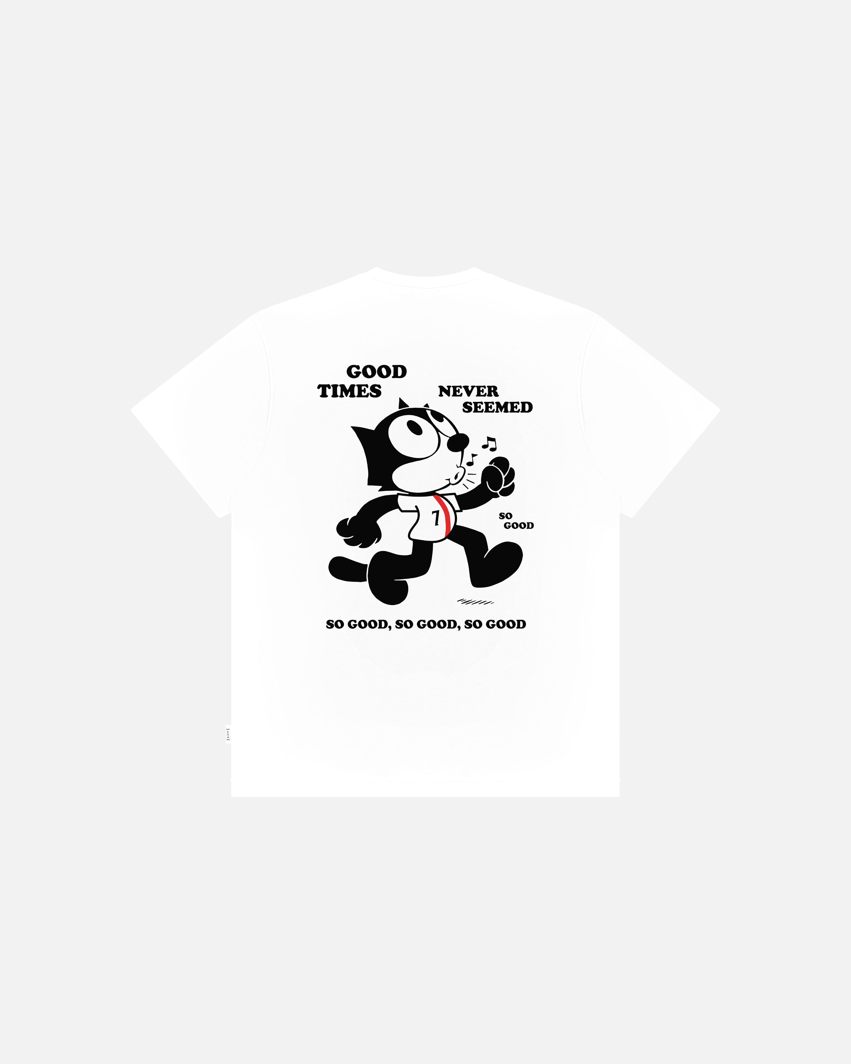 ART OF Felix the Big Cat Tee | England White Graphic Football T-shirt