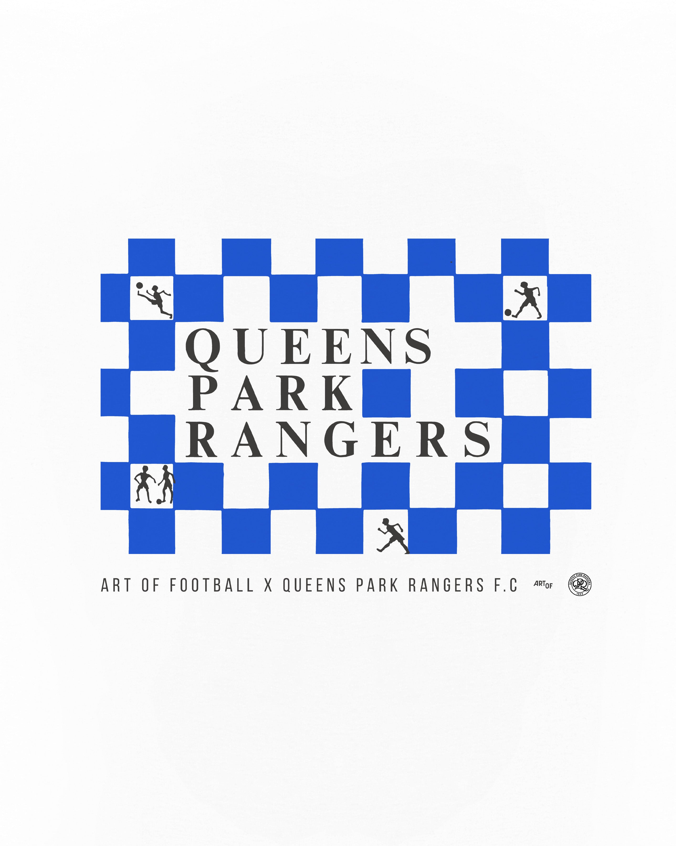ART OF x QPR 1974 Programme Tee | White Graphic Football T-shirt
