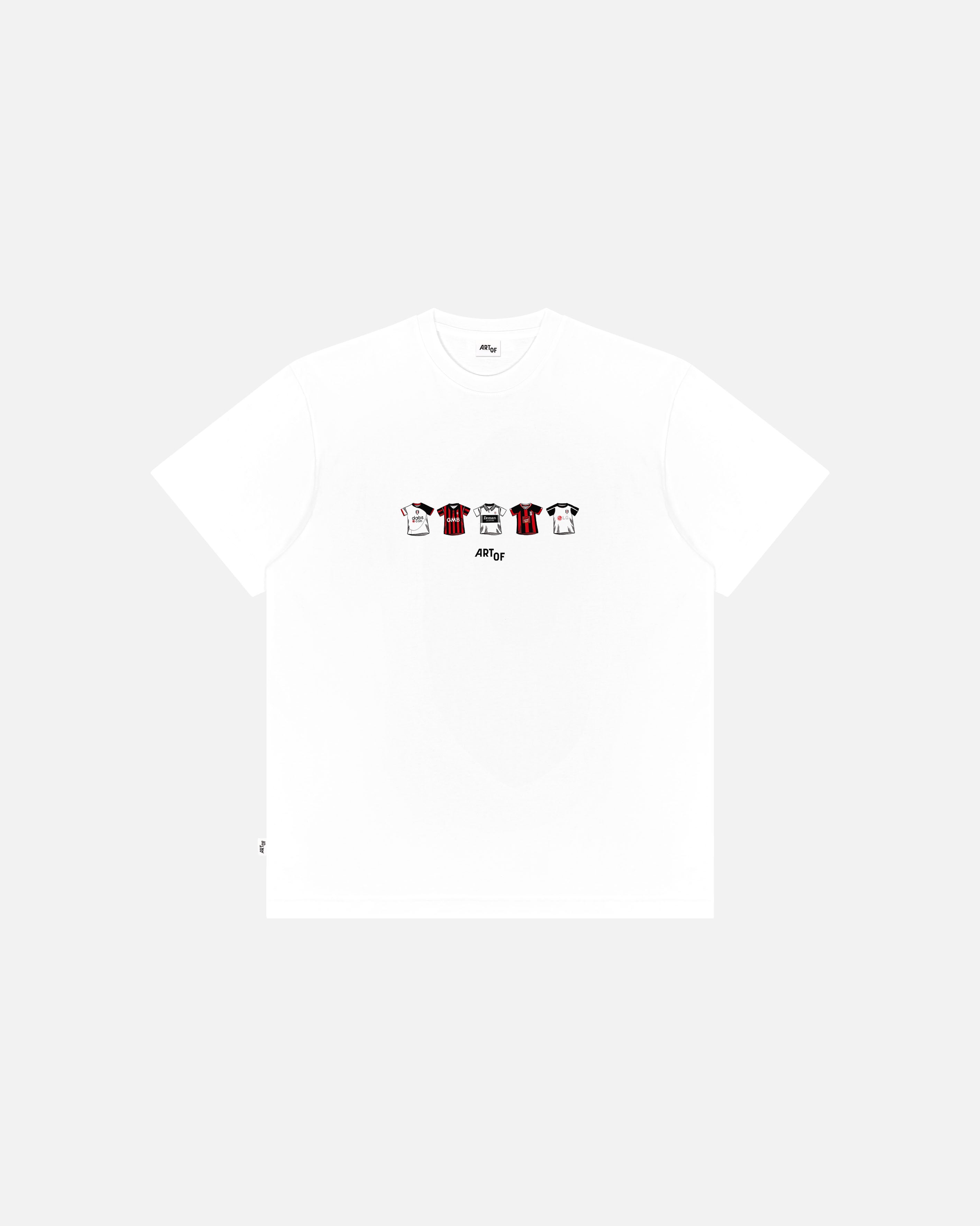 ART OF x Fulham Classics Tee | FFC White Graphic Football T-shirt