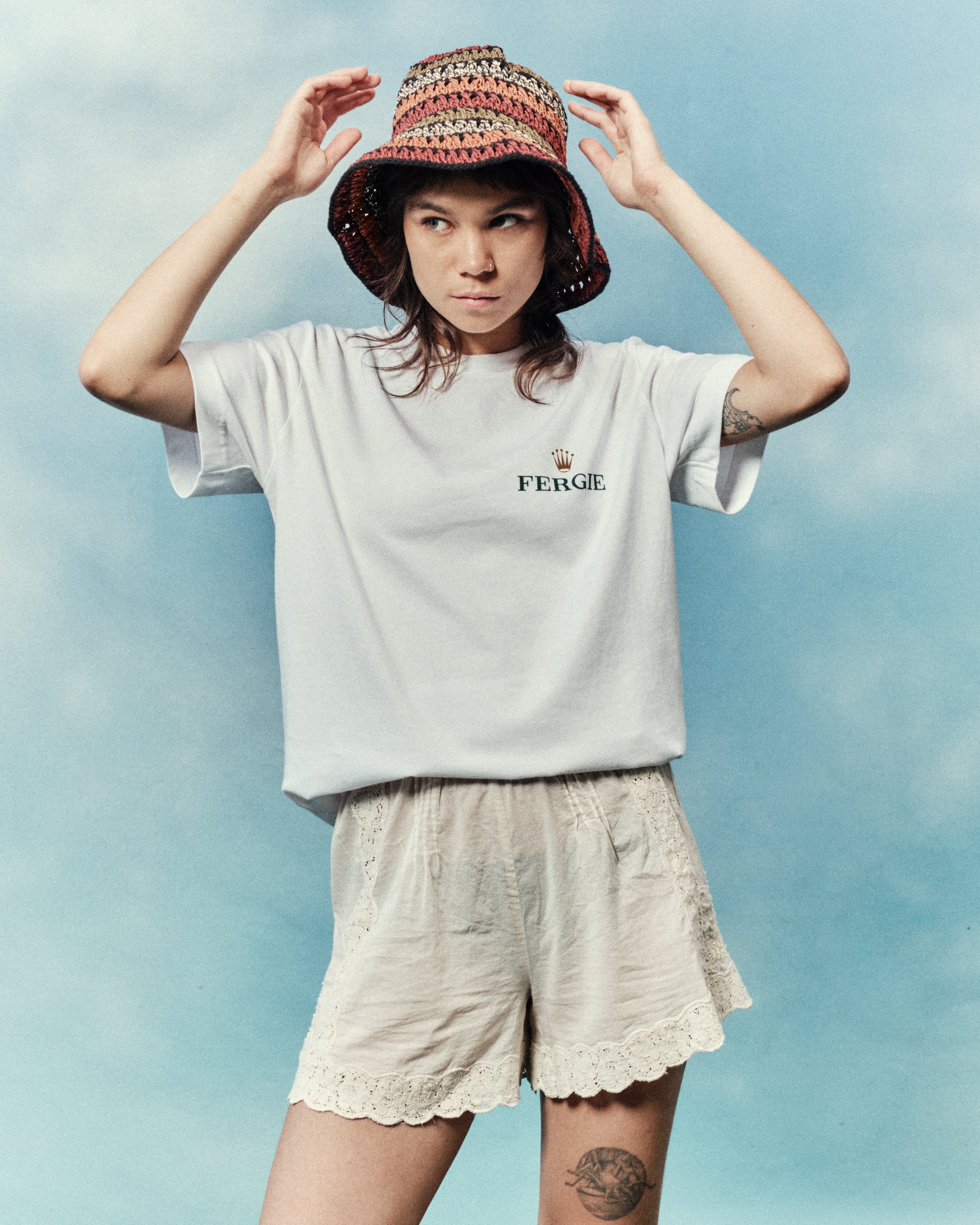 AOF Fergie Time Tee | White Graphic T-shirt | Art of Football