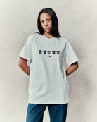 ART OF Toon Printed Classics Tee | White Graphic Football T-shirt