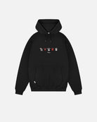 ART OF x Fulham Embroidered Classics Black Hoodie | FFC Football Sweat