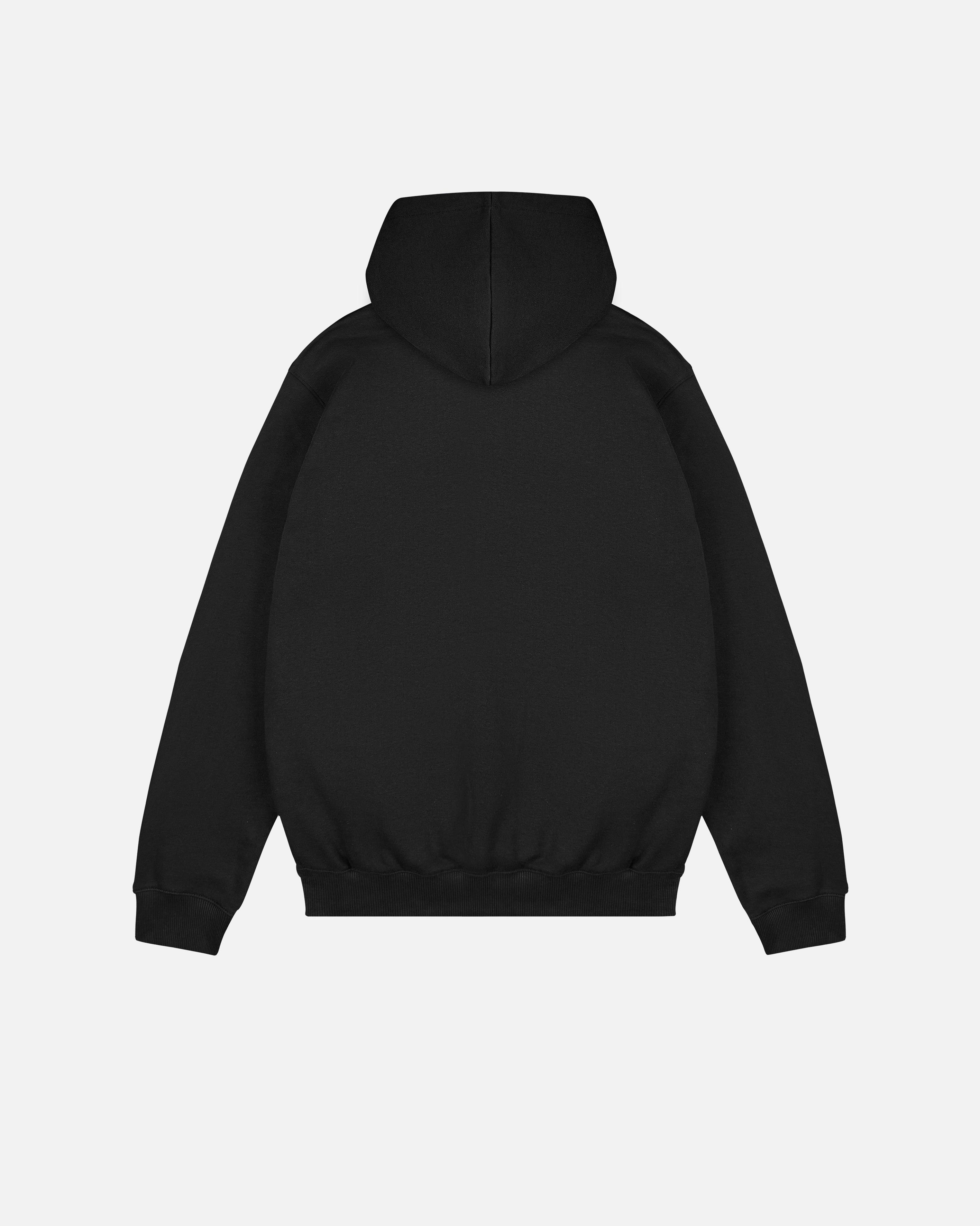 ART OF x Fulham Embroidered Classics Black Hoodie | FFC Football Sweat