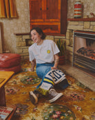 ART OF Football x Leeds Smiley Tee | AOF x LUFC White Graphic T-shirt