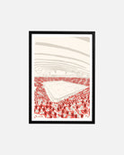 ART OF x Southampton Twelfth Man Framed Print | Football Wall Art