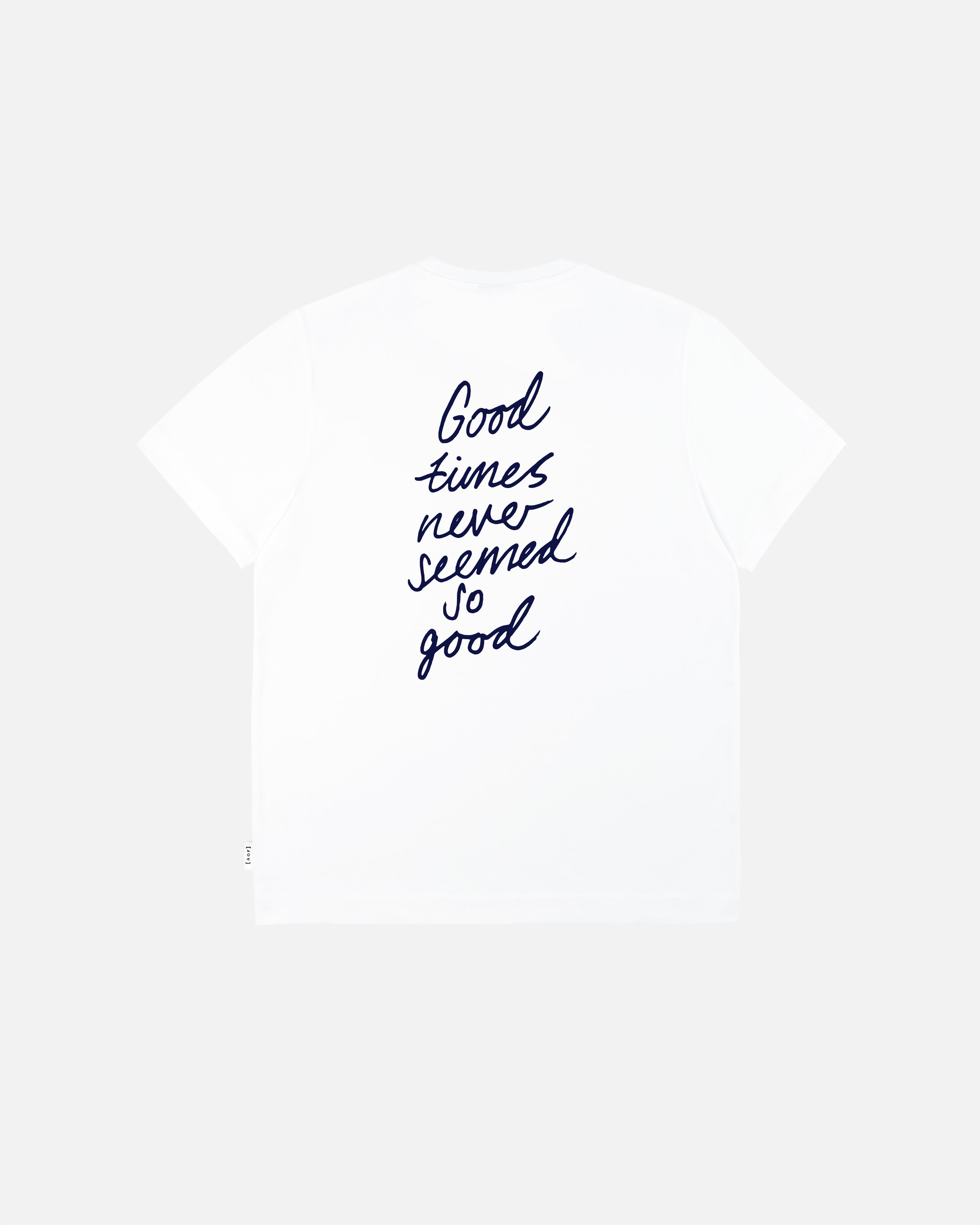 ART OF Good Times Tee | LBJ White Graphic Women's Football T-Shirt