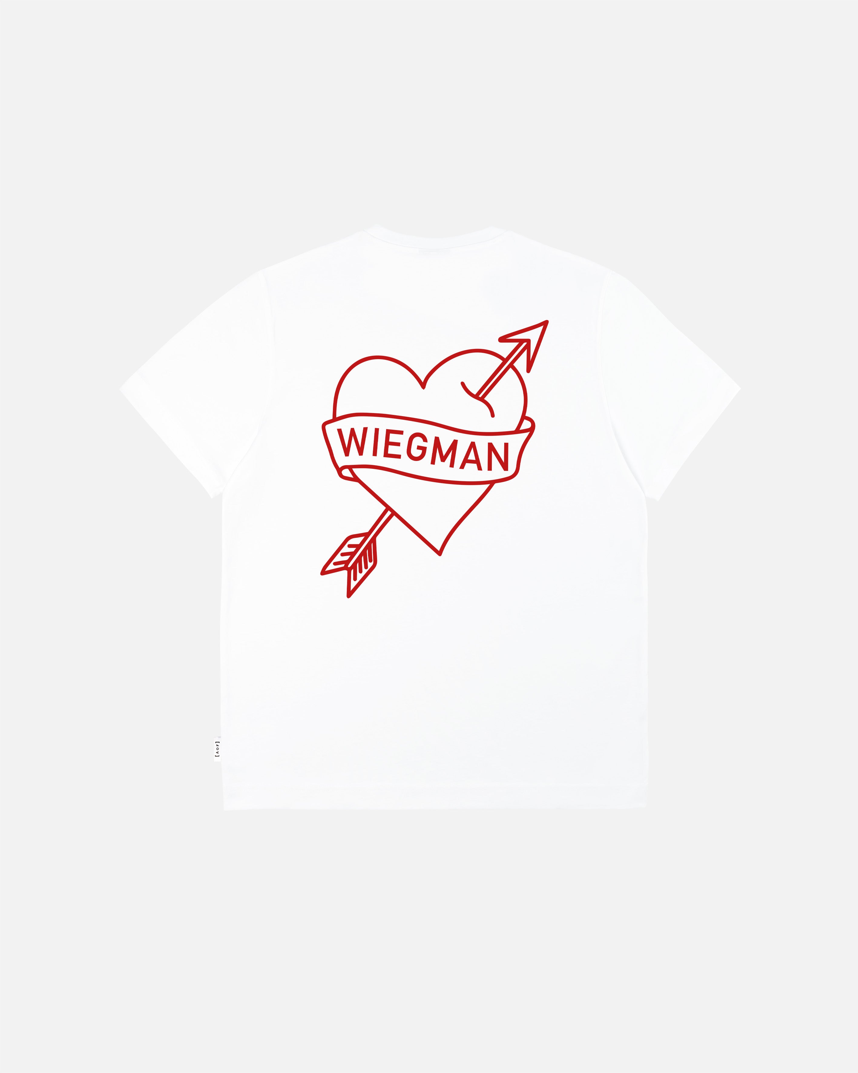 ART OF I *Heart* The Boss Tee | White Graphic Women's Football T-shirt