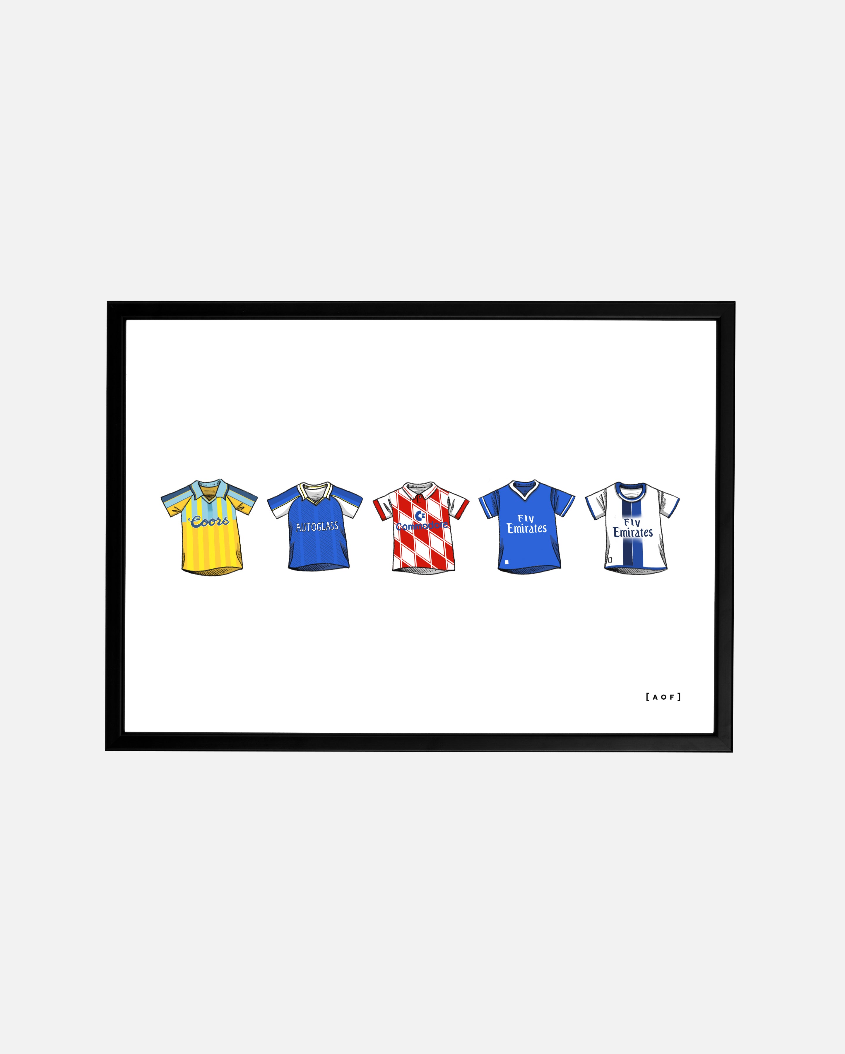ART OF Pensioners Classics Framed Print | CFC Football Wall Art