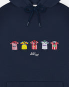 ART OF x Sunderland Embroidered Navy Classics Hoodie | Football Sweat