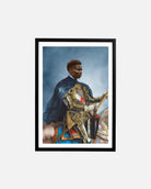ART OF Saka The Brave Framed Print | Football Wall Art