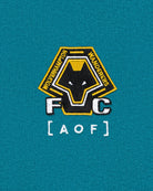 ART OF x Wolves 1997 Crest Embroidered Teal Hoodie | Football Merch
