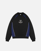 ART OF x Everton Panelled Sweat | Black & Blue EFC Football Merch