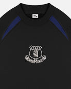 ART OF x Everton Panelled Sweat | Black & Blue EFC Football Merch