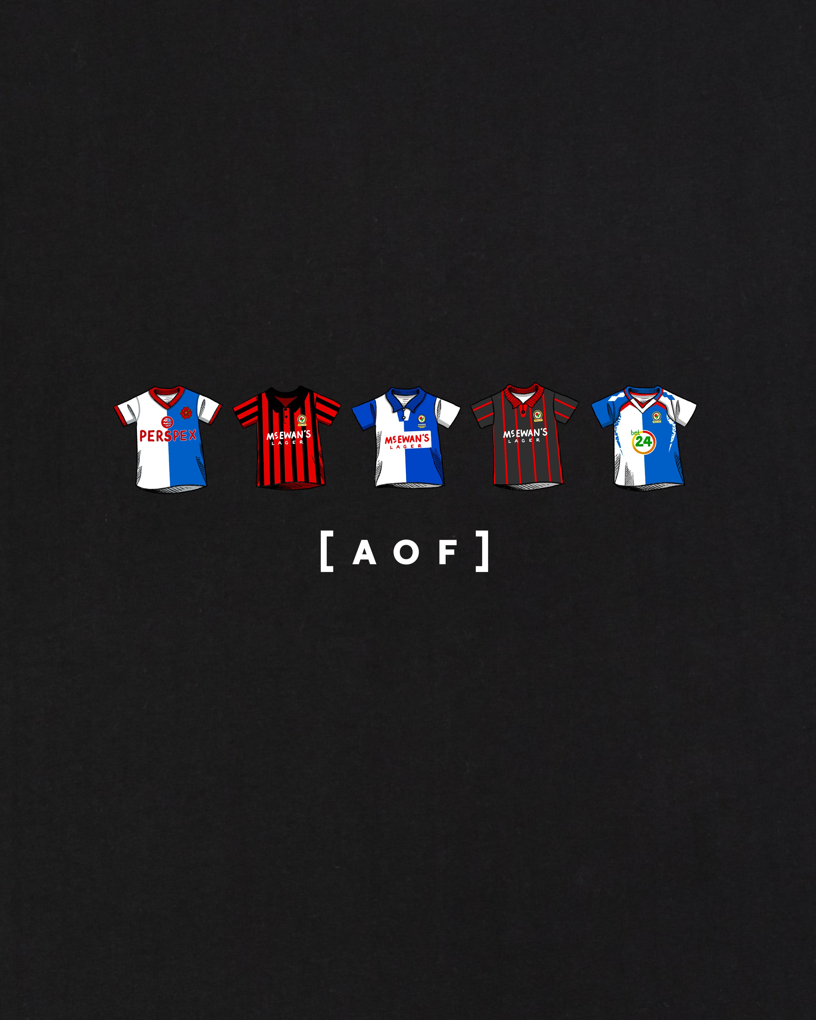 AOF BRFC Printed Classics Tee | Black & White Graphic T-shirt