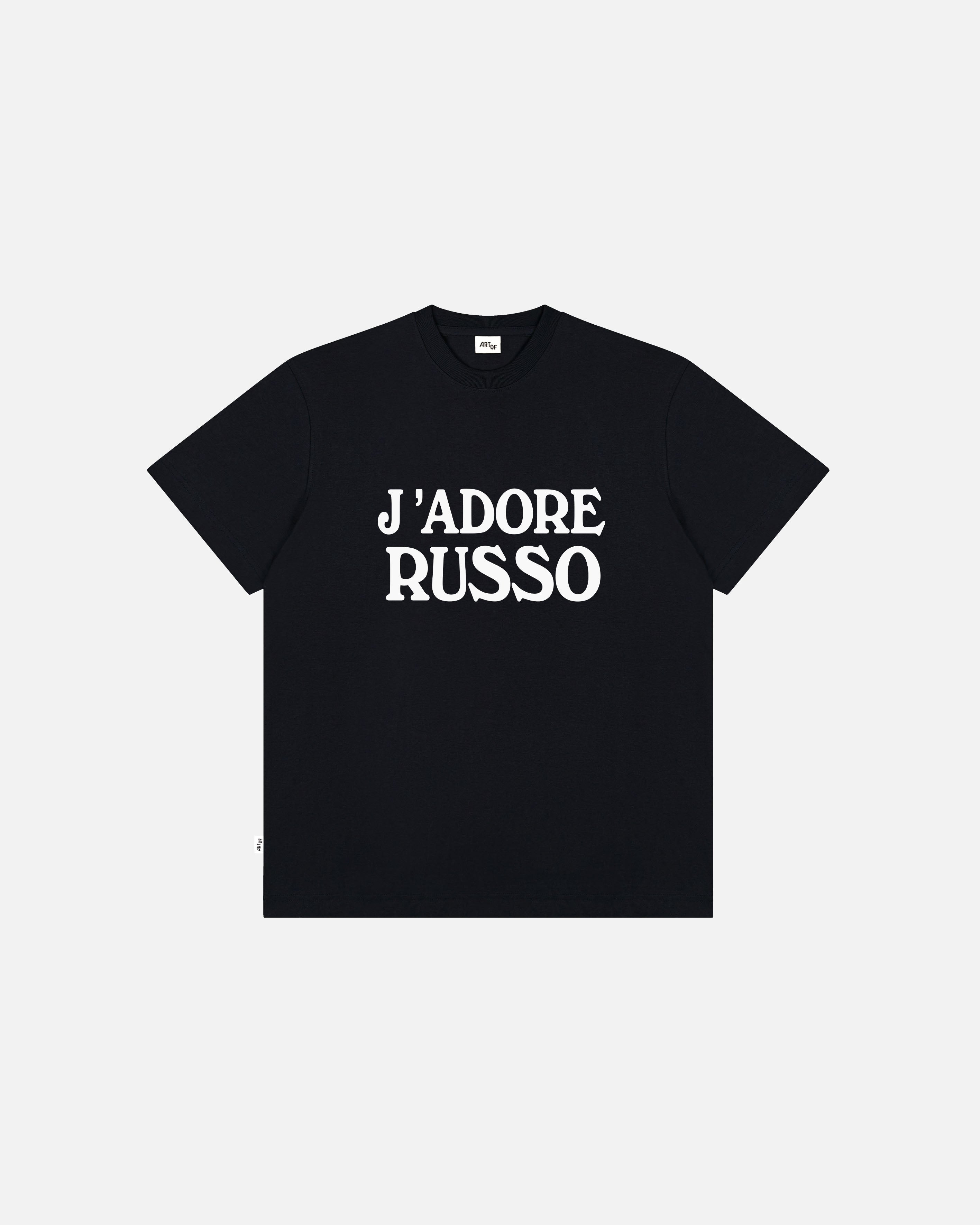 ART OF J'adore Tee | Black Graphic Women's Football T-shirt