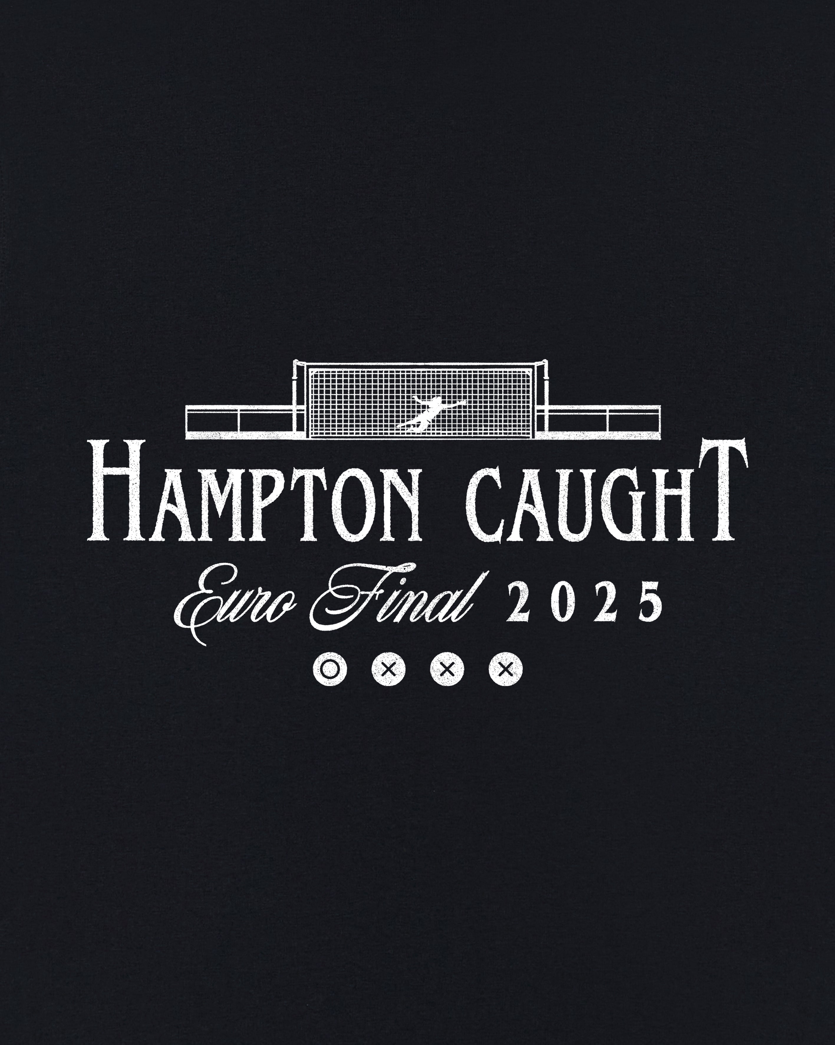 ART OF Hampton Caught Tee | Black Graphic Woman's Football T-shirt
