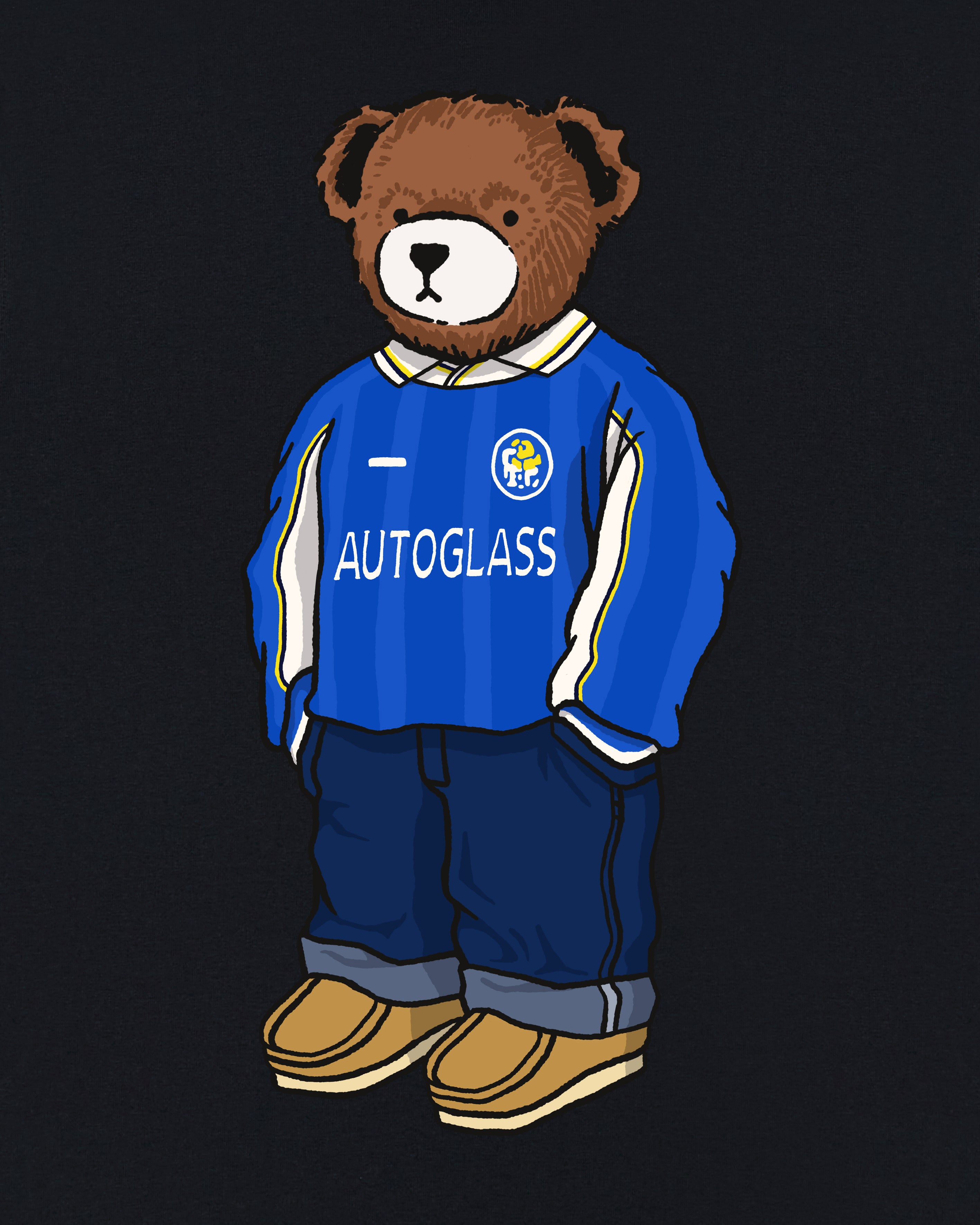 AOF x Pensioners Home Pickles Tee | Black T-shirt | Art of Football