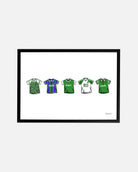 ART OF x Hibernian Classics Framed Print | Hibs Football Wall Art