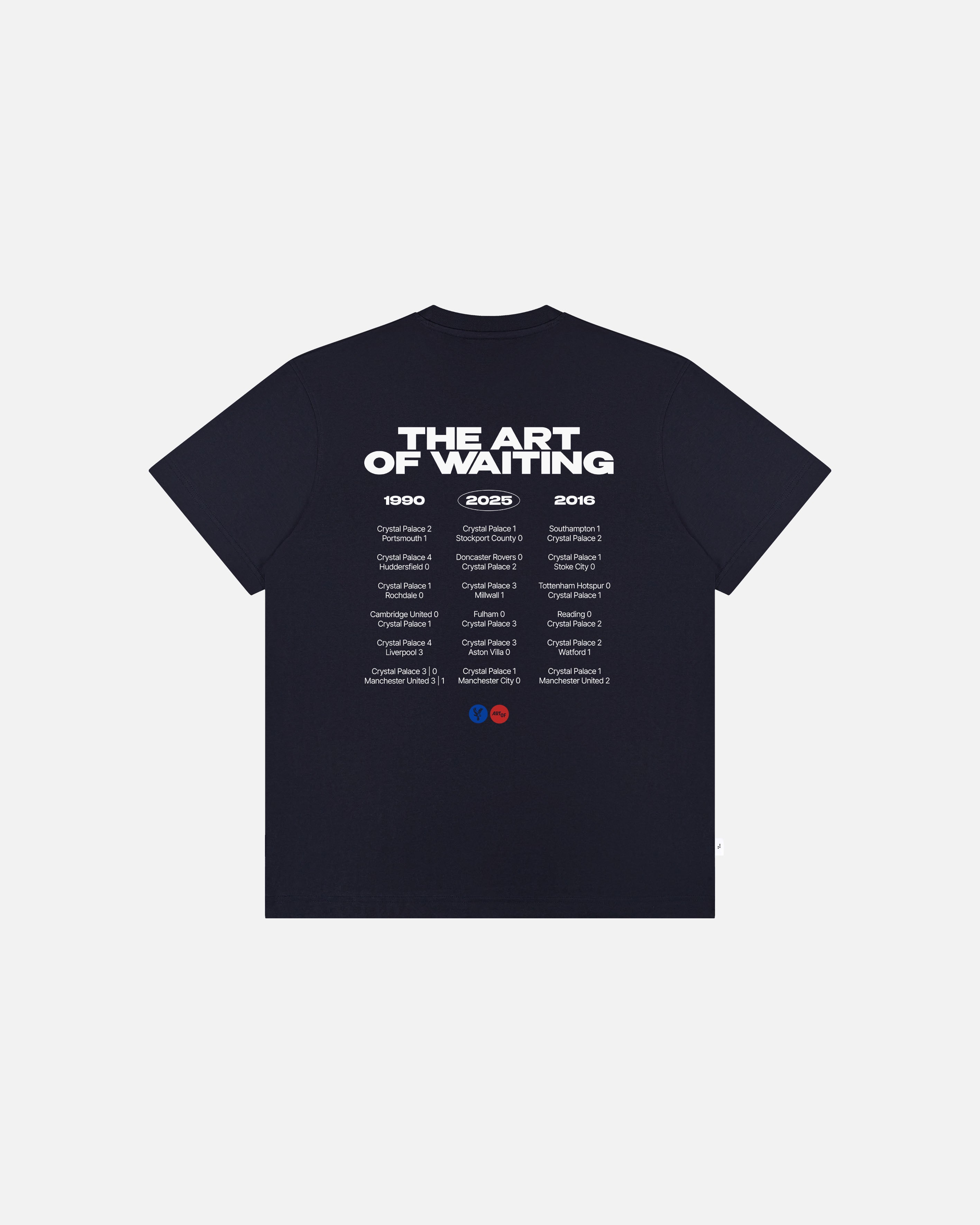 ART OF x Crystal Palace Exhibition Tee | Navy Graphic Football T-shirt