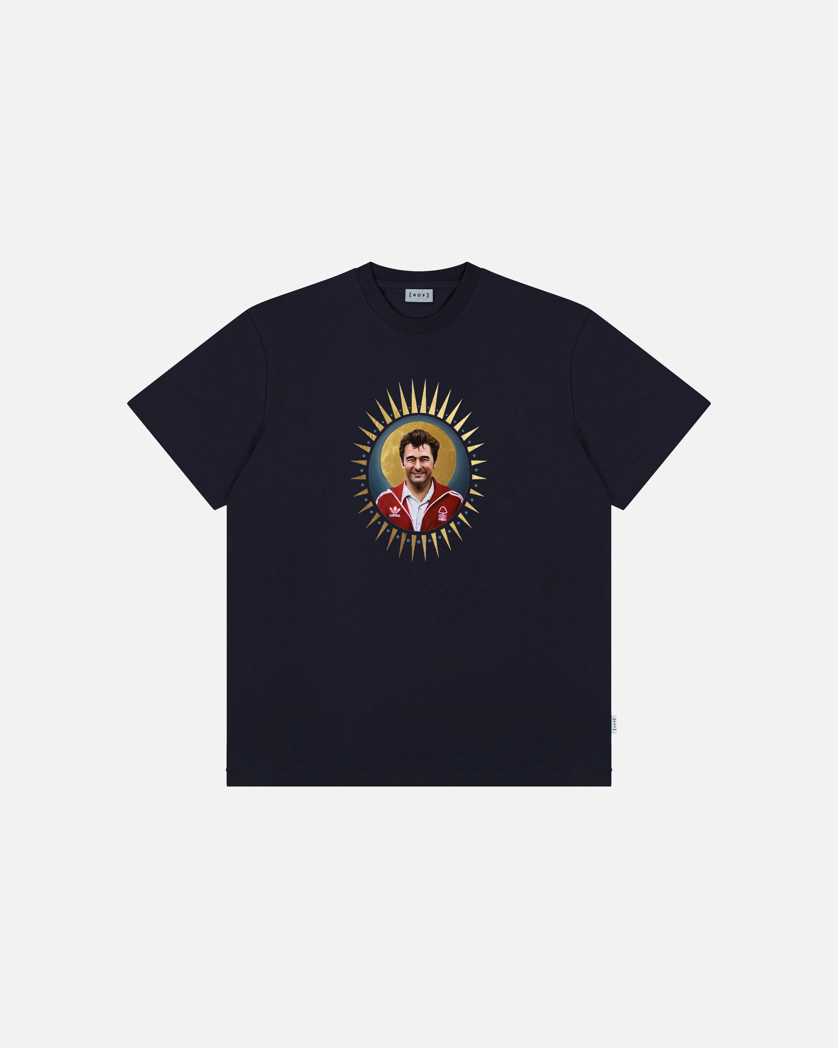 ART OF Football x Forest Brian Clough Icon Tee | AOF NFFC Navy T-shirt
