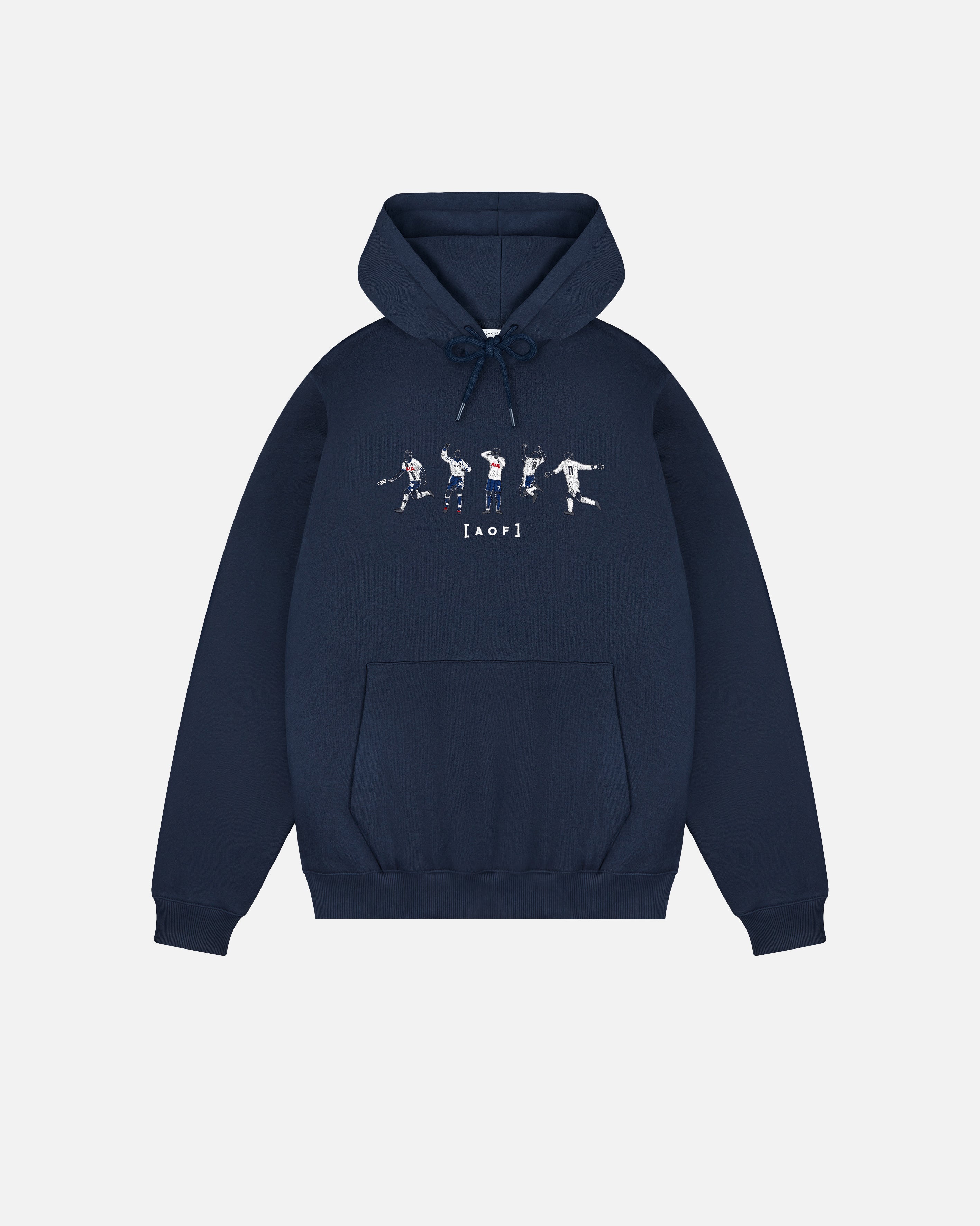 ART OF x THFC Embroidered Icons Navy Hoodie | Spurs Football Sweat