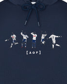 ART OF x THFC Embroidered Icons Navy Hoodie | Spurs Football Sweat