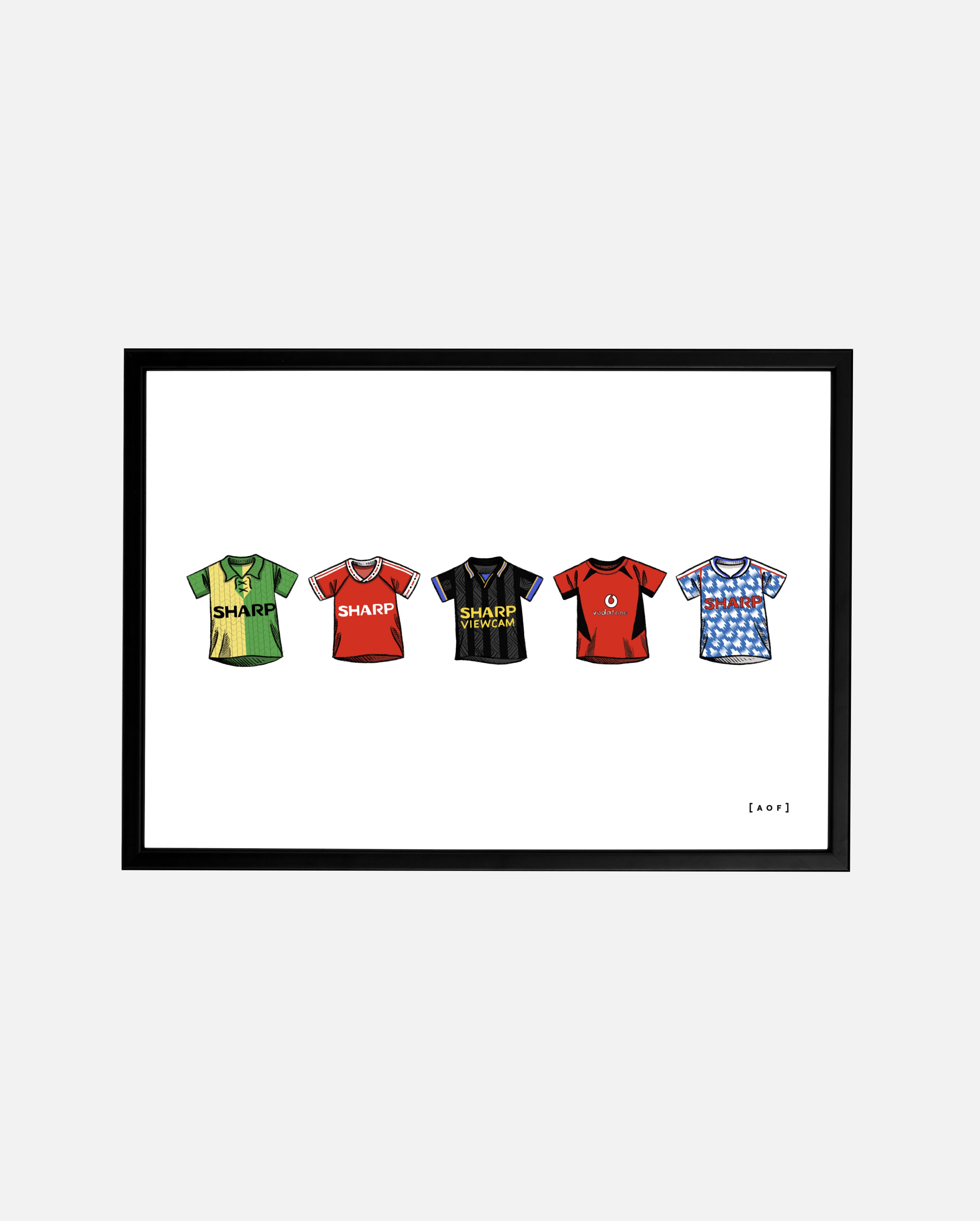 ART OF United Classics Framed Print | MUFC Football Wall Art