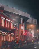 ART OF LFC Anfield by Night Framed Print | Football Wall Art