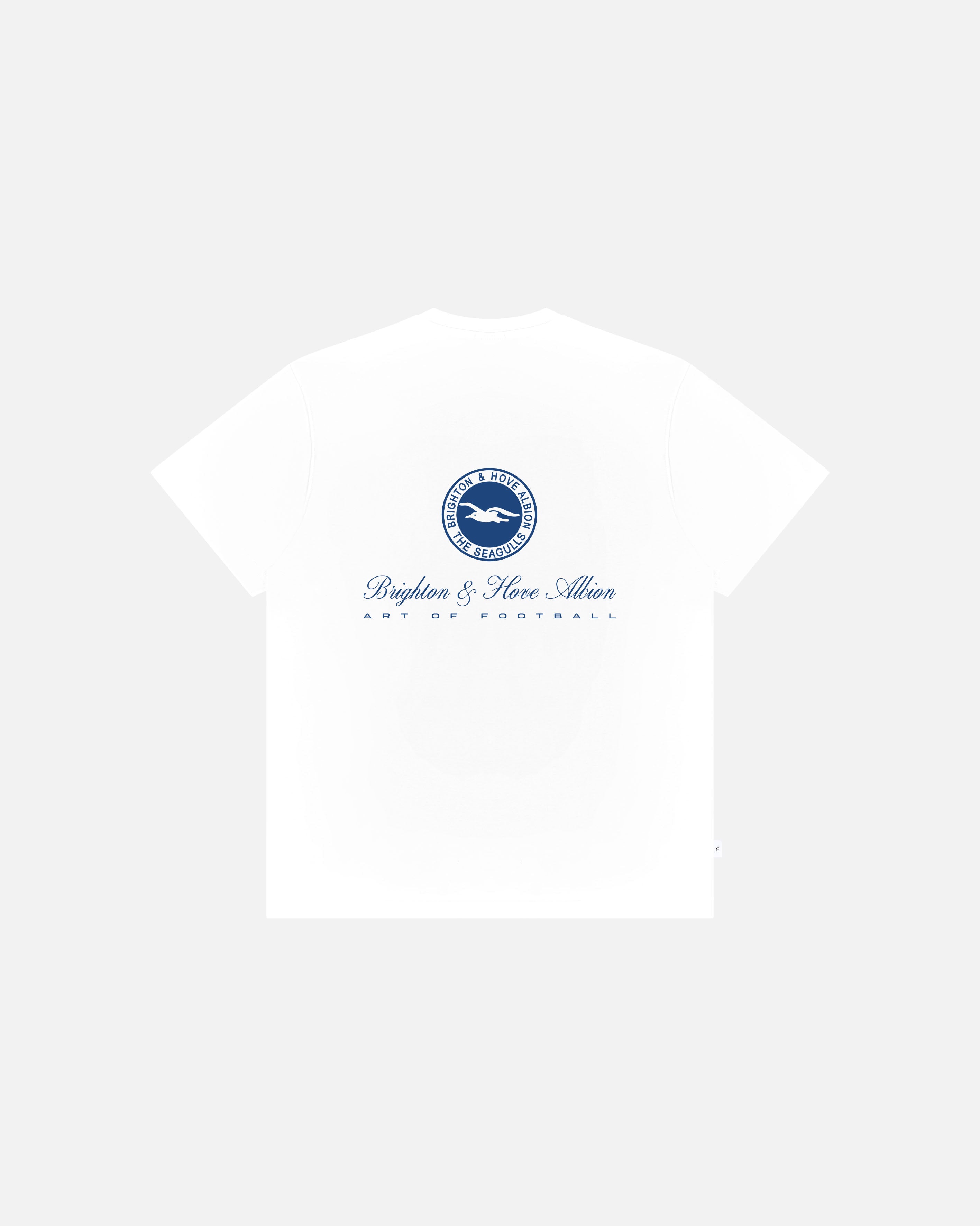 ART OF x Brighton Heritage Tee | White Graphic Football T-shirt
