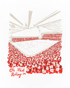 ART OF x Forest Twelfth Man Tee | White Graphic Football T-shirt