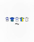 ART OF x Leeds Printed Classics Tee | White Graphic Football T-shirt