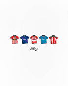 ART OF Sheffield United Printed Classics Tee | White Football T-shirt