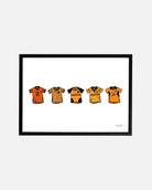 ART OF x Wolves Classics Framed Print | Football Wall Art