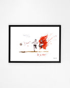 ART OF They Think It's All Over Framed Print | England Football Art